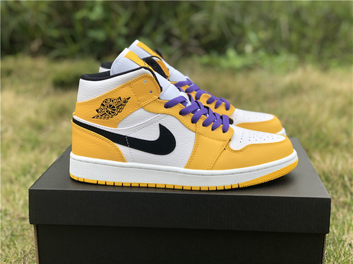 AJ1_ Lakers color matching_ company-level_ number 852542-700. Shipping full code_ 36 --- 46-e1ca169b